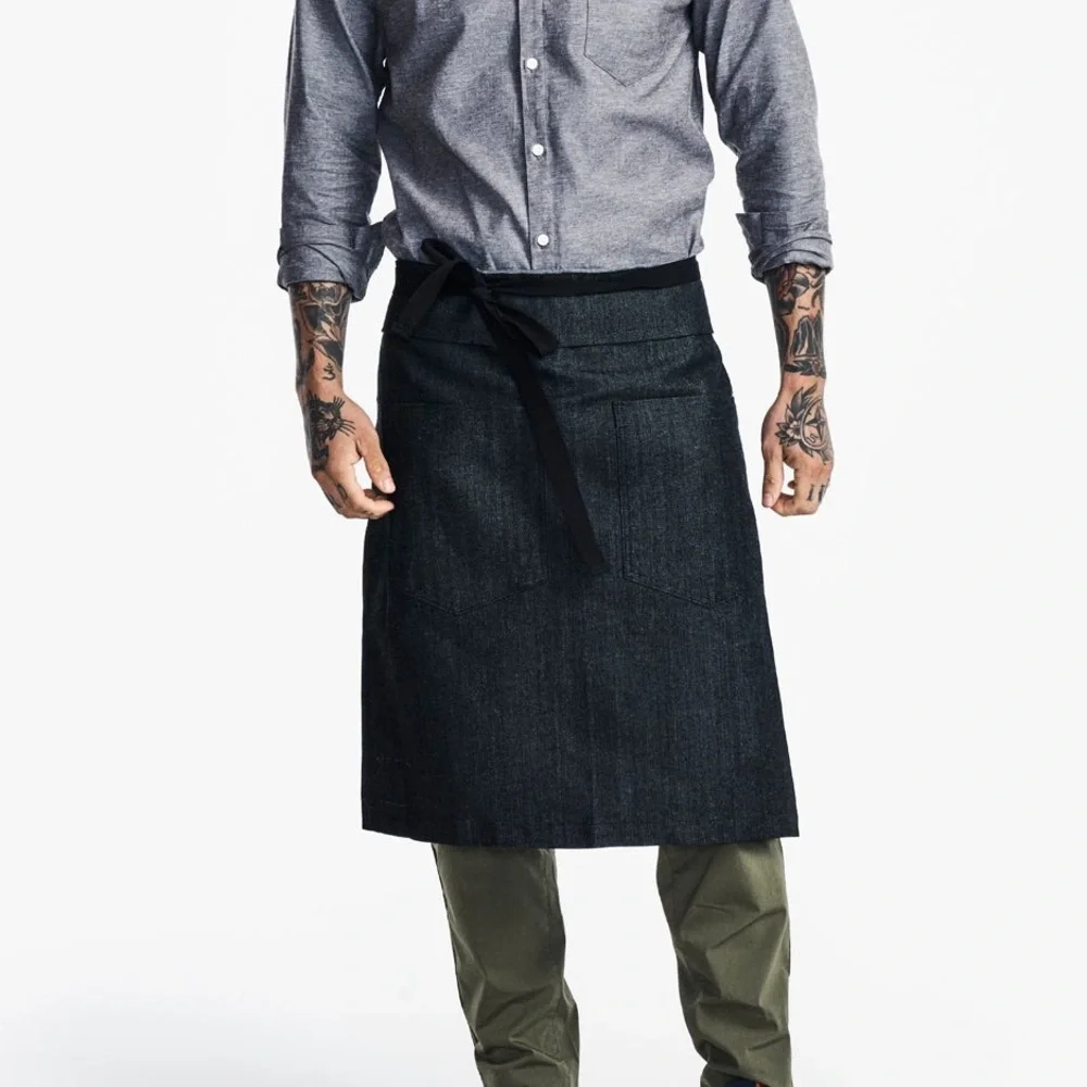 Hedley & Bennett Bistro Half Waist Apron - Picture 2 of 6